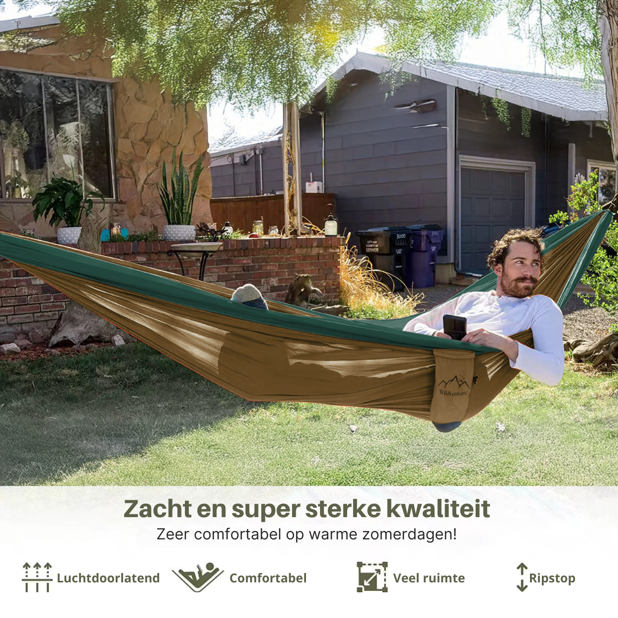 HANGMAT - GROEN/KHAKI