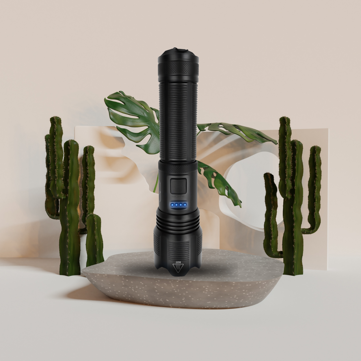 KLEIN MILITAIRE ZAKLAMP - ZWART