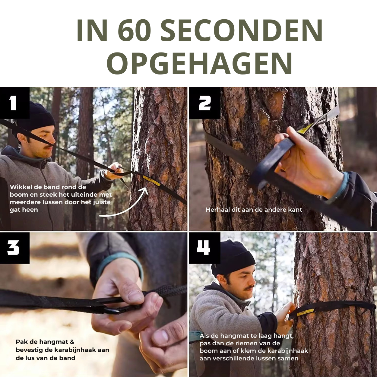 HANGMAT - GROEN/KHAKI