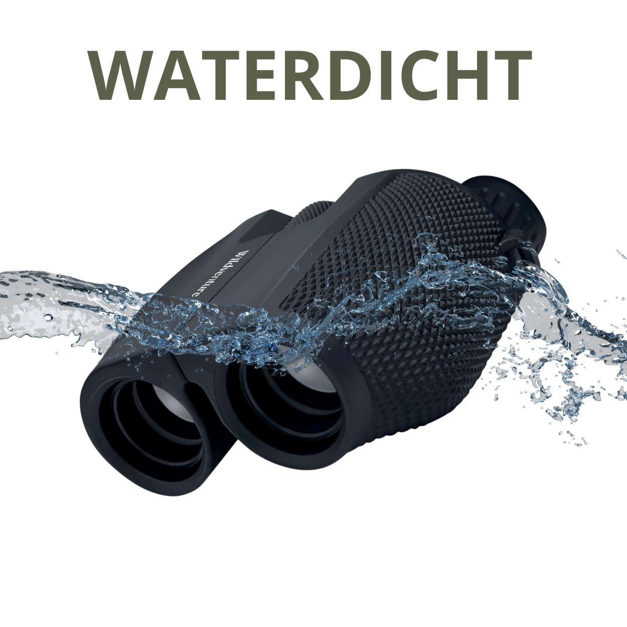 VERREKIJKER - ZWART 12x25